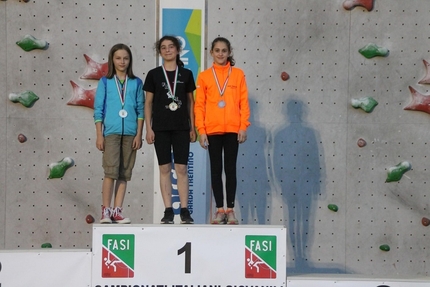 Campionato Italiano Giovanile 2015 - Podio Speed del Campionato Italiano Giovanile 2015