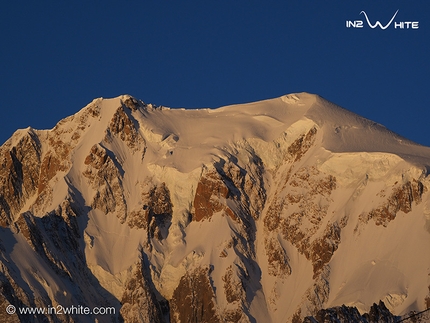 Monte Bianco - Monte Bianco: durante le riprese del in2White per creare la foto panoramica più grande del mondo