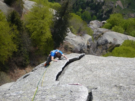 Luna nascente, Val di Mello - Luna nascente, Val di Mello