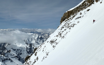 Grand Combin de Grafenière, Davide Capozzi, Julien Herry, Denis Trento - Grand Combin de Grafenière SE Ridge: Davide Capozzi & Julien Herry