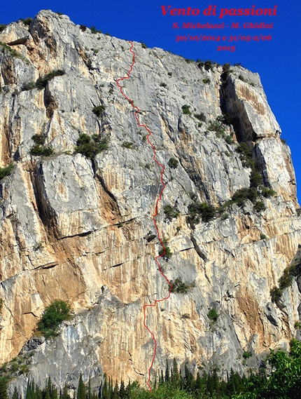 Vento di passioni, new rock climb on Monte Colodri