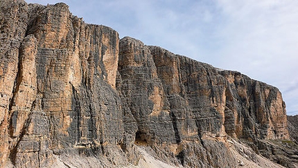 Dolomites: Sella vie ferrate and walks - Vallon - The Vallon rock faces