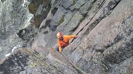 Becco Meridionale della Tribolazione, Gran Paradiso, Via Machetto - Re - Via Machetto - Re, Becco Meridionale della Tribolazione 3360m, Gran Paradiso