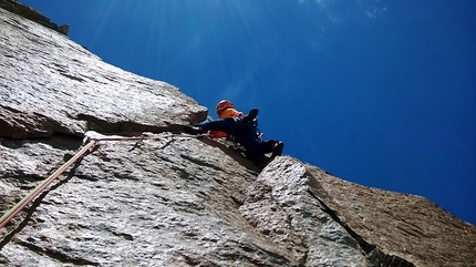 Becco Meridionale della Tribolazione, Gran Paradiso, Via Machetto - Re - Via Machetto - Re, Becco Meridionale della Tribolazione 3360m, Gran Paradiso