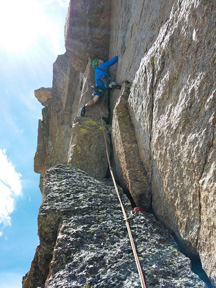 Becco Meridionale della Tribolazione, Gran Paradiso, Via Machetto - Re - Via Machetto - Re, Becco Meridionale della Tribolazione 3360m, Gran Paradiso