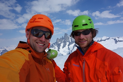 Lucifer North Face, Alaska, John Frieh, Doug Shepherd - Lucifer North Face, Alaska:  In 2009 I made my very first trip to AK ever with someone I had never ever met: Doug Shepherd. Six years later this was my 10th FA in Alaska: 3 of those have been with Doug (Mt Dickey 