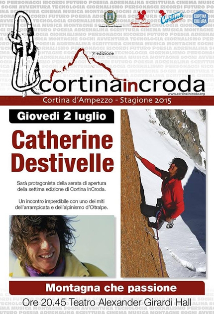 Catherine Destivelle dà il via alla settima edizione di Cortina InCroda