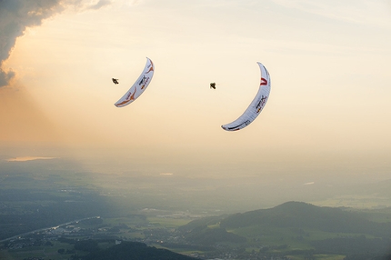 Red Bull X-Alps 2015 - Athlete performs at the Red Bull X-Alps preparations on Gaisberg, Austria on June 29th 2015