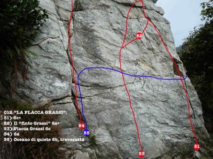 Miroglio boulder, palestra dei Distretti, Beppino Avagnina - La placca Grassi nel circuito boulder a Miroglio (CN)