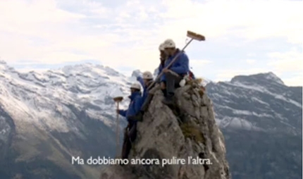 La Svizzera pulisce le sue montagne