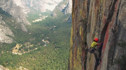 Cheyne Lempe and Ethan Pringle climb The Constant Gardner in Yosemite