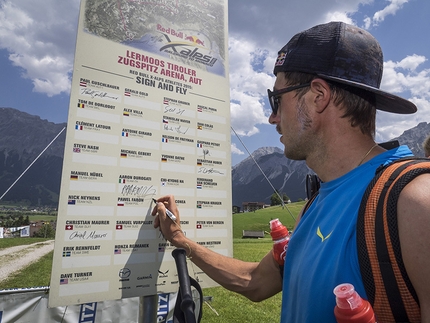 Red Bull X-Alps 2015 - Aaron Durogati competing in the Red Bull X-Alps 2015