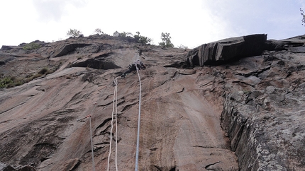 Cani sciolti, new rock climb up the Solada Face in Switzerland's Ticino