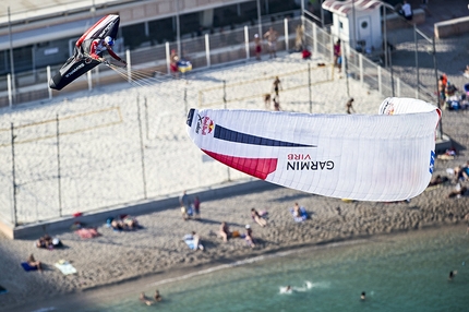 Red Bull X-Alps 2015 - Paul Guschlbauer of Austria arrives in Monaco at the Red Bull X-Alps, France on July 14 2015.