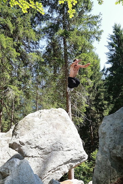 GraMitico 2015, Valle di Daone - Durante il secondo raduno boulder GraMitico, tenutosi in Valle di Daone il 11 - 12 luglio 2015