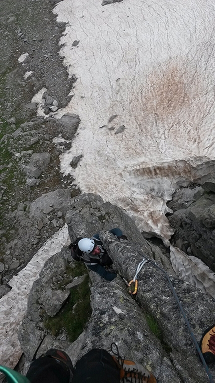 Via Phoenix, Val Orsera, Lagorai - Via Phoenix (VI+, 200m) al II Campanile di Val Orsera (gruppo Lagorai, Rava Cima d'Asta), aperta da Marco Sandri e Omar Ropelato il 19/08/2013.