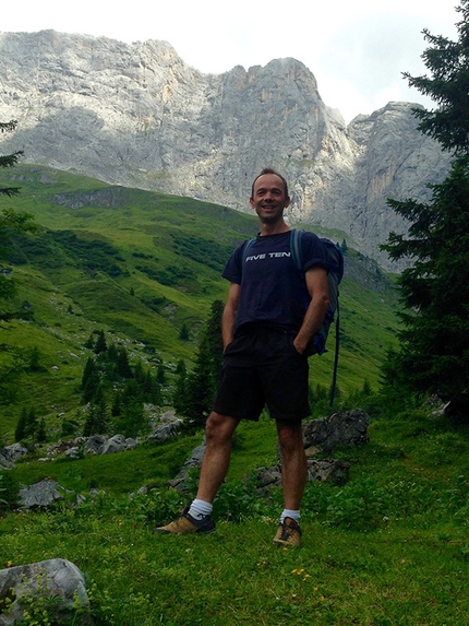 Nina Caprez, Marc Le Menestrel, Hannibals Alptraum, Rätikon - Il climber francese Marc Le Menestrel nel Rätikon