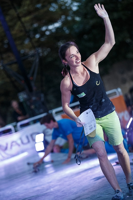 Campionati del Mondo Boulder 2014 - Juliane Wurm ai Campionati del Mondo Boulder 2014 di Monaco