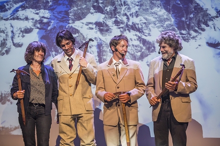 Matterhorn 2015 - 150 years since its conquest - During the celebration of Matterhorn - Cervino 150: Catherine Destivelle, Hervé Barmasse, Simon Anthamatten and Reinhold Messner