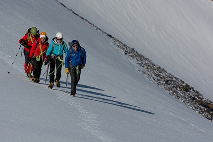 Gore-Tex Experience Tour, Balmhorn, Edurne Pasaban - Cordate in salita