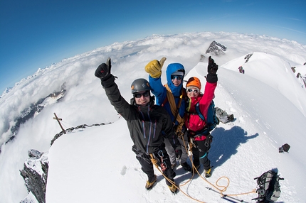 Gore-Tex Experience Tour, Balmhorn, Edurne Pasaban - Vetta dall'alto