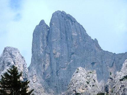 Sass d'Ortiga, Pale di San Martino, Dolomiti, Ivo Ferrari - Il Sass d'Ortiga, Pale di San Martino, Dolomiti