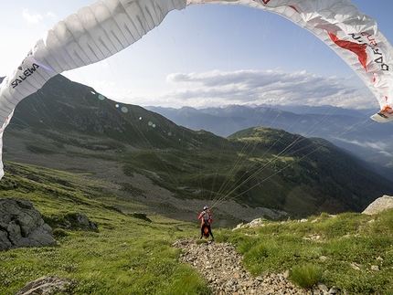Red Bull X-Alps 2015 - Aaron Durogati competing in the Red Bull X-Alps 2015