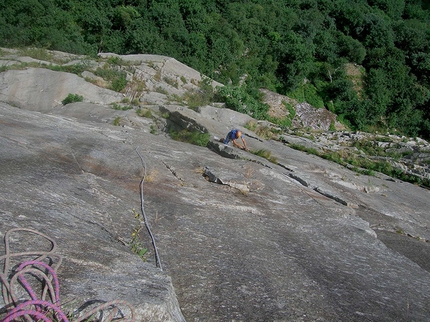 Vallone di Sea - Tra Parentesi, Parete del Naufrago, Luca Brunati, Luca Enrico, Matteo Enrico, 18 e il 26/07/2015