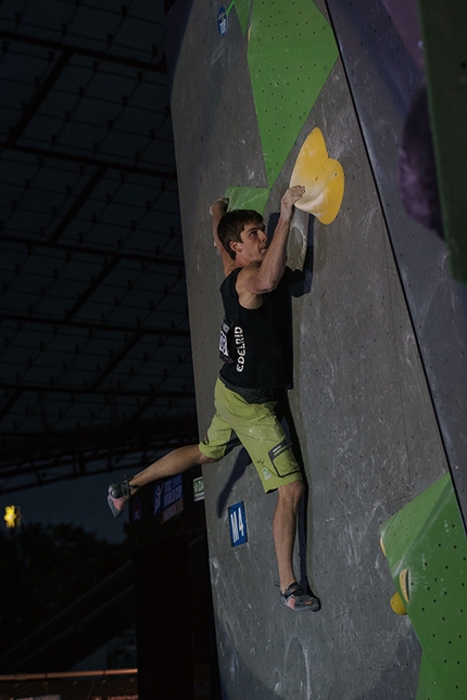 Bouldering World Cup 2015 - Munich - Bouldering World Cup 2015 - Munich: Jan Hojer