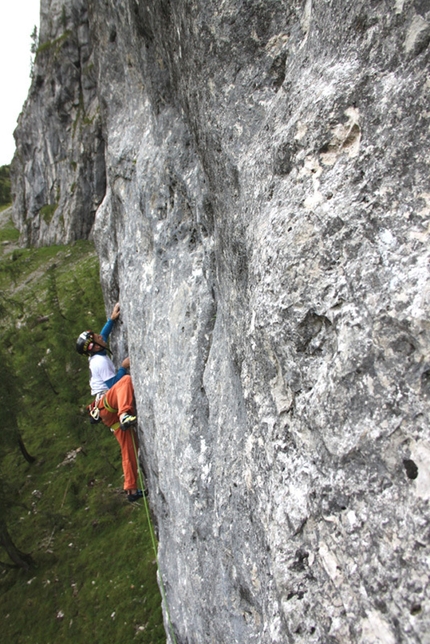 Sasso di Fontana Mora: new multi-pitch rock climb in Val Seriana