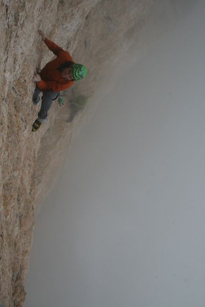 Riegler brothers - Zauberlehrling 7c (+), Cima Scotoni, Dolomites