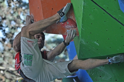 IFSC World Youth Championships - Campionati Mondiali Giovanili di Arrampicata Sportiva: durante le qualifiche del boulder maschile