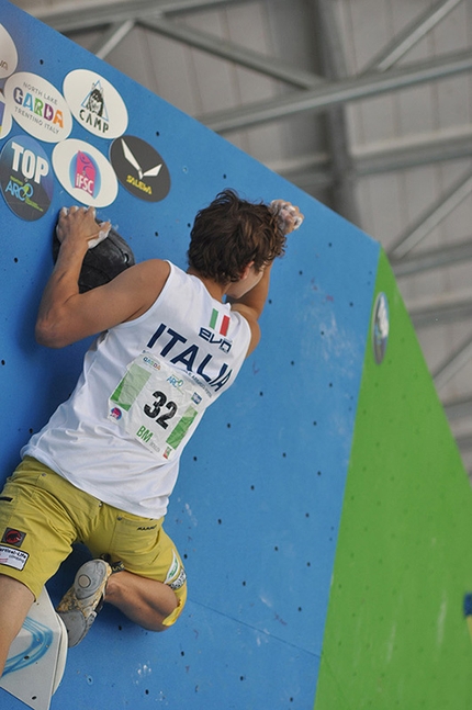 IFSC World Youth Championships - World Youth Climbing Championships: during the Male Boulder Semifinal Youth B, David Piccolruaz