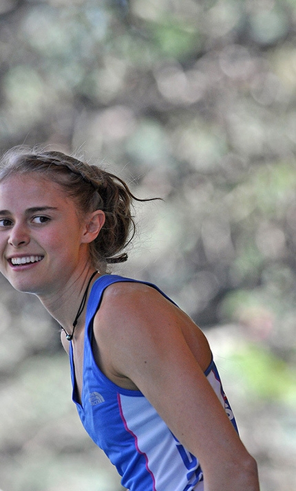 Margo Hayes, IFSC World Youth Championships - American climber Margo Hayes taking part in the Arco World Youth Climbing Championships 2015