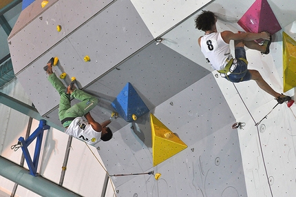 Adam Ondra and Hélène Janicot win the Duel and Rock Master 2015