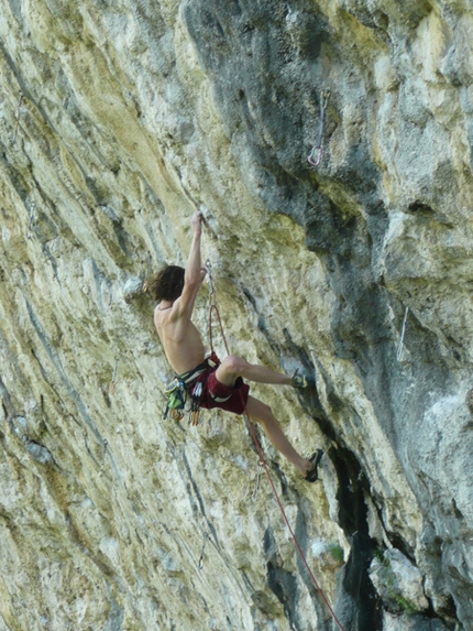 Adam Ondra e il primo 8c a vista in Italia