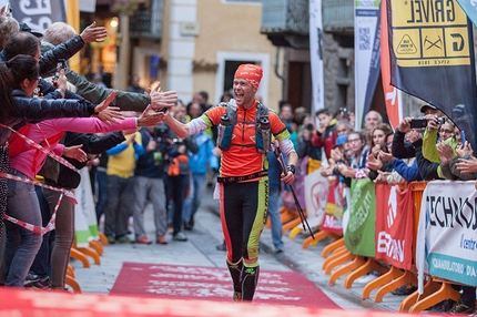 Tor des Geants 2015 - Gianluca Galeati, born in Italy in 1983, takes second place at the Tor des Géants 2015