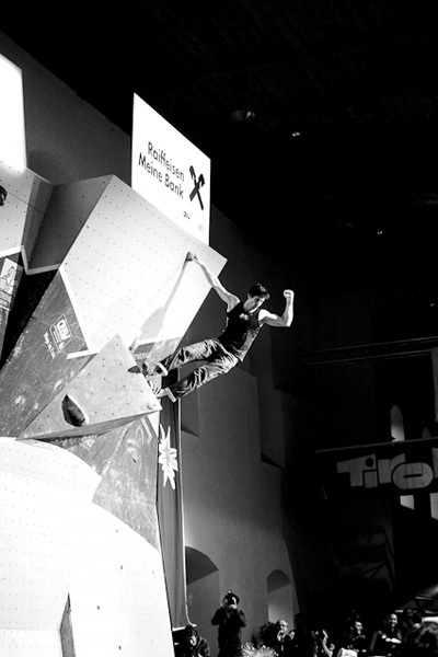 Hall Coppa del Mondo Boulder 2009 a Fischhuber, Stöhr e Noguchi