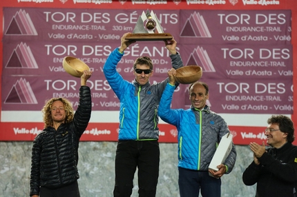 Tor des Geants - Tor des Géants 2015: France wins the Nation's Trophy, Christophe Le Saux, Patrick Bohard and Jean Claude Mathieu.