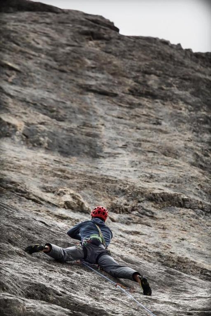 Maleficent, Cimone della Bagozza, Francesco Beni, Fulvio Zanetti - Francesco Beni and Fulvio Zanetti climbing Maleficent, Cimone della Bagozza