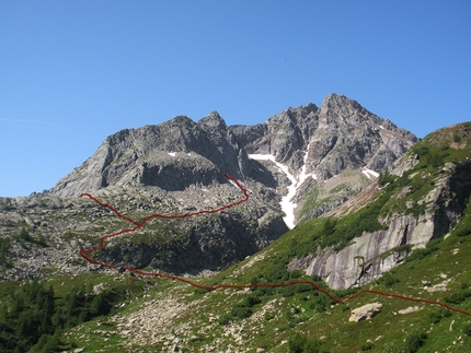 Cima della Freghera, Val Formazza, Alpi Lepontine, Tommaso Salvadori, Claudio Castiglione - L'avvicinamento alla Cima Freghera