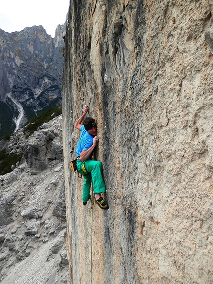 Alessandro Zeni, In Bilico sopra la Val Canali in Dolomiti