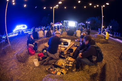 The North Face Night Ray Outdoor Fest, Gorges du Verdon - During the The North Face Night Ray Outdoor Fest 2015, Verdon Gorge, France