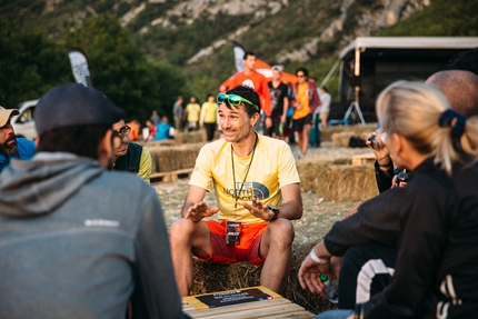 The North Face Night Ray Outdoor Fest, Gorges du Verdon - During the The North Face Night Ray Outdoor Fest 2015, Verdon Gorge, France