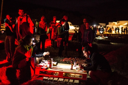 The North Face Night Ray Outdoor Fest, Gorges du Verdon - During the The North Face Night Ray Outdoor Fest 2015, Verdon Gorge, France