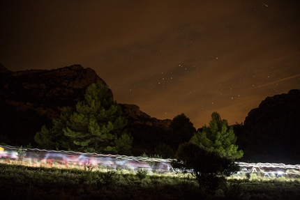 The North Face Night Ray Outdoor Fest, Gorges du Verdon - During the The North Face Night Ray Outdoor Fest 2015, Verdon Gorge, France