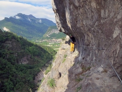 Via ferrata del Vajont, via ferrata della Memoria - Via ferrata della Memoria, la nuova via ferrata del Vajont