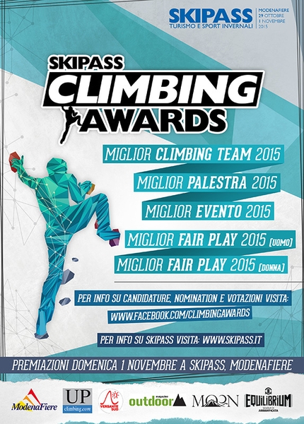 Climbing Awards 2015 by Skipass, annunciate la nomination, aperte le votazioni