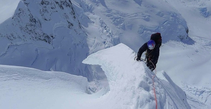 Cerro Riso Patron, Patagonia - Cerro Riso Patrón East Face, Hasta las Wuebas (Lise Billon, Antoine Moineville, Diego Simari, Jérôme Sullivan 09/2015)