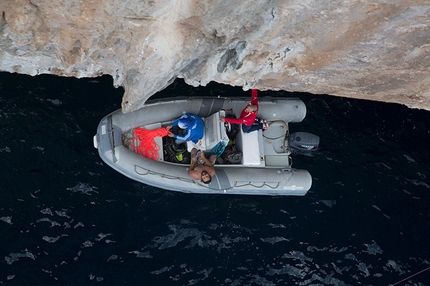 Alexander Huber, Capo Monte Santo, Sardegna - Alexander Huber libera Il Capitano, Capo Monte Santo, Sardegna